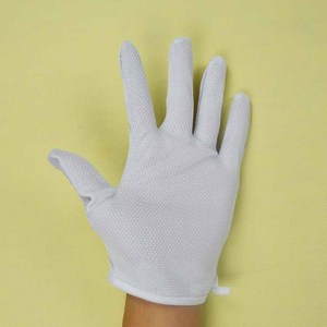 Geleidende Streephandschoenen-Pvc Gestippelde <span class=keywords><strong>Esd</strong></span> Antistatische Polyester Cleanroom Veiligheidswerk Anti-Slip Handschoenen Rechte Manchet - Product Image 4