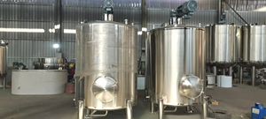 Alkol sıhhi su kabı şurubu konteyner yüksek kaliteli paslanmaz çelik 304 316L yağ depolama tankı - Product Image 2