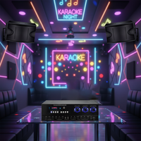 8 inç Hoparlörlü Güçlü Karaoke Sistemi Müzik Çalar, HiFi Ses, 180W RMS, USB/AUX Girişleri, Ev Tipi KTV Amfisi