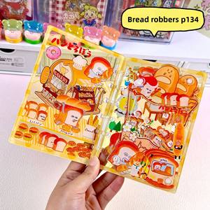 สมุดโน้ตอะคริลิค A7 แบบถอดได้ ลายการ์ตูนน่ารักสไตล์อนิเมะ สำหรับนักเรียนหญิง - Product Image 6