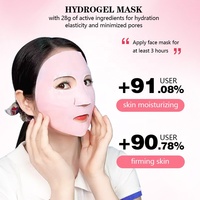 Masque en gelée hydrogel personnalisable avec logo OEM, au bio-collagène, PDRN de saumon et glutathion, raffermissant, éclaircissant, anti-rides et hydratant