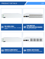 Convertisseur optique à double fibre optique pour 32 ports E1 G.703 vers fibre, transmettant 32E1 PDH Mux