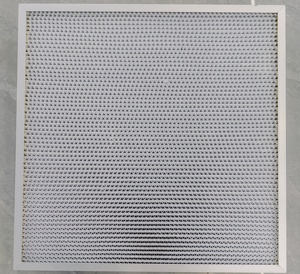 Filtre à air plissé de remplacement pour climatiseur, en fibre synthétique, avec cadre en carton, faible résistance, maille métallique, porosité 5 µm, haute performance - Product Image 5