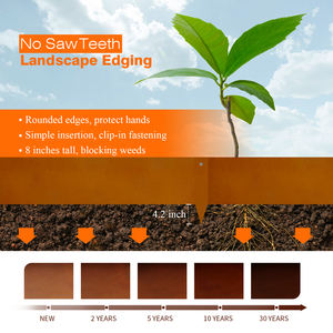 Clôture de lit de fleurs décoratives-Bordure de jardin élégante pour pelouses et paysages - Product Image 6