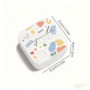 Mini Impresora de Etiquetas de Papel Térmico con para Notas Escolares, Diario, Manualidades, Regalos para Niños, 203dpi, Tamaño Máximo de Papel de 30 mm - Product Image 1