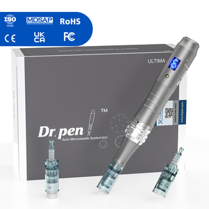 Stylo <span class=keywords><strong>Dermapen</strong></span> <span class=keywords><strong>M8</strong></span> sans fil à 6 niveaux de luminosité LED, anti-rides, raffermissant, compatible avec les prises US IT ZA, étiquette privée personnalisée - Product Image 1