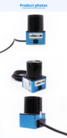 Sensor LIDAR RU High Quality Hinson SE-1035 AGV dengan Dukungan Ethernet, 64 Saluran Penghindaran Rintangan, 4 Output Sakelar NPN