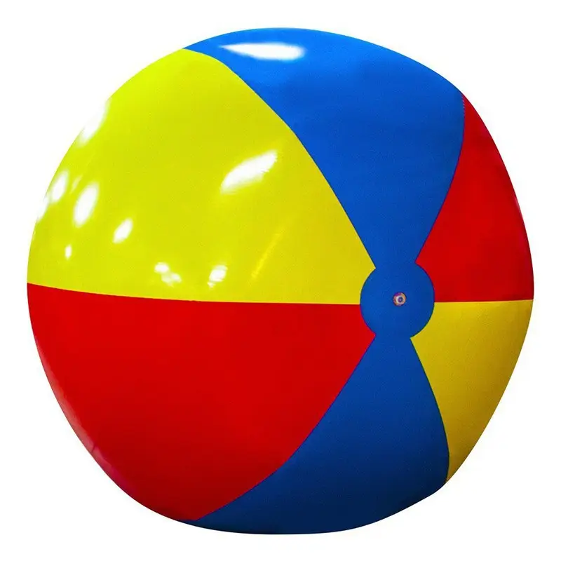 Bola inflável mega praia arco-íris, 6.5ft/ 200cm /78 polegadas, bola de brinquedo para piscina de arco-íris para meninos e meninas