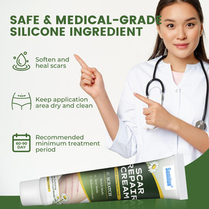 Crème de traitement des cicatrices à la camomille avancée, cliniquement testée pour les marques de brûlures, les cicatrices d'accidents, favorise la régénération - Product Image 4
