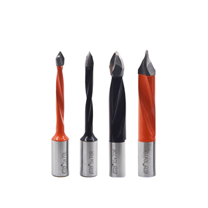 Juego de brocas TCT de carburo sólido de alta calidad con orificio en V para taladrado de bisagras en madera, piezas para maquinaria CNC - Product Image 1