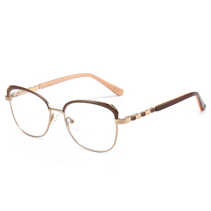 Cao cấp Vintage kính mắt cho nam giới mới phong cách màu xanh Chặn ánh sáng Thông số kỹ thuật khung quang - Product Image 6