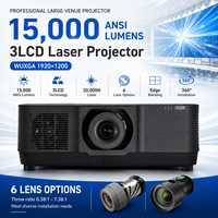 Projecteur laser 3LCD WUXGA 15000 lumens ANSI avec objectif interchangeable pour auditorium de grande taille
