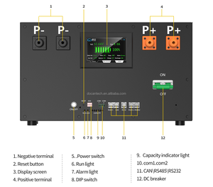 Caja Metálica Vacía Apexium DIY 16S 48V 51.2V Actualizada, 280AH 302AH 304AH 330AH 15KW, Caja Metálica Apilable para Celdas de Batería - Product Image 5