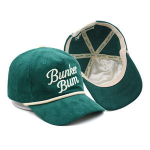 Gorras Deportivas Personalizadas con Bordado 3D Mehs, Gorra de Béisbol de 5 Paneles de Dos Tonos en Algodón con <span class=keywords><strong>Cuerda</strong></span> - Product Image 5