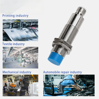 Capteur de proximité inductif industriel M12 en métal à haute vitesse, normalement fermé, portée de détection 4 mm