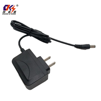 Adaptateur secteur 12V 1A de qualité industrielle, prise US, DC 5.5*2.1mm, alimentation murale 12W 12V pour bande LED et affichage