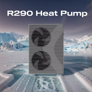 The R290 Single-unit Heat Pump EVI Floor-<b>standing</b> Air Conditioner Includes a Condenser Motor Core. - Product Image 1