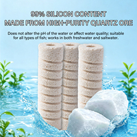 QihangRAS Aquarium Fish Tank Nano Spiral Column Bacteria House Eco-friendly Ceramic Bio Filter Media 500mL Outdoor Koi Fish