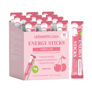 Lifeworth健身前补水电解质能量饮料 & 天然绿茶咖啡因 - Product Image 4