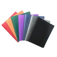 Classeur à anneaux en plastique PP transparent 2 O A4 personnalisé en gros Classeur à couverture en treillis 3D avec clips en métal