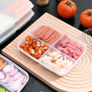 Stackable Rectangle Food <b>Container</b> M Size With Seal <b>Lid</b> For Fridge Freshness Preservation Bpa Free <b>Plastic</b> Storage Box - Product Image 2