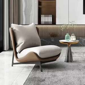 Design nordique canapé simple chaise décontracté moderne meubles de maison en cuir synthétique rotin pour balcon <span class=keywords><strong>appartement</strong></span> Internet célébrité - Product Image 3