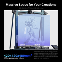 Printer 3D Elegoo Neptune 4 Max yang Terjangkau, Cetak Cepat 500mm/s, Auto Leveling 121 Titik, Dual-Z untuk Studio Pembuat Proyek