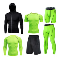 Combinaison de sport pour homme à séchage rapide, pantalon à manches longues, tenue de fitness, course à pied, basketball, entraînement, respirante et à séchage rapide