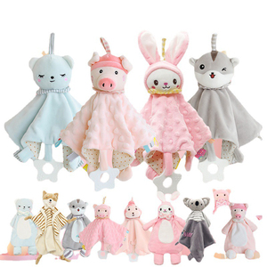 Couverture de sécurité licorne en peluche, Animal doux, mignon, moelleux, Design personnalisé, pour bébé - Product Image 2