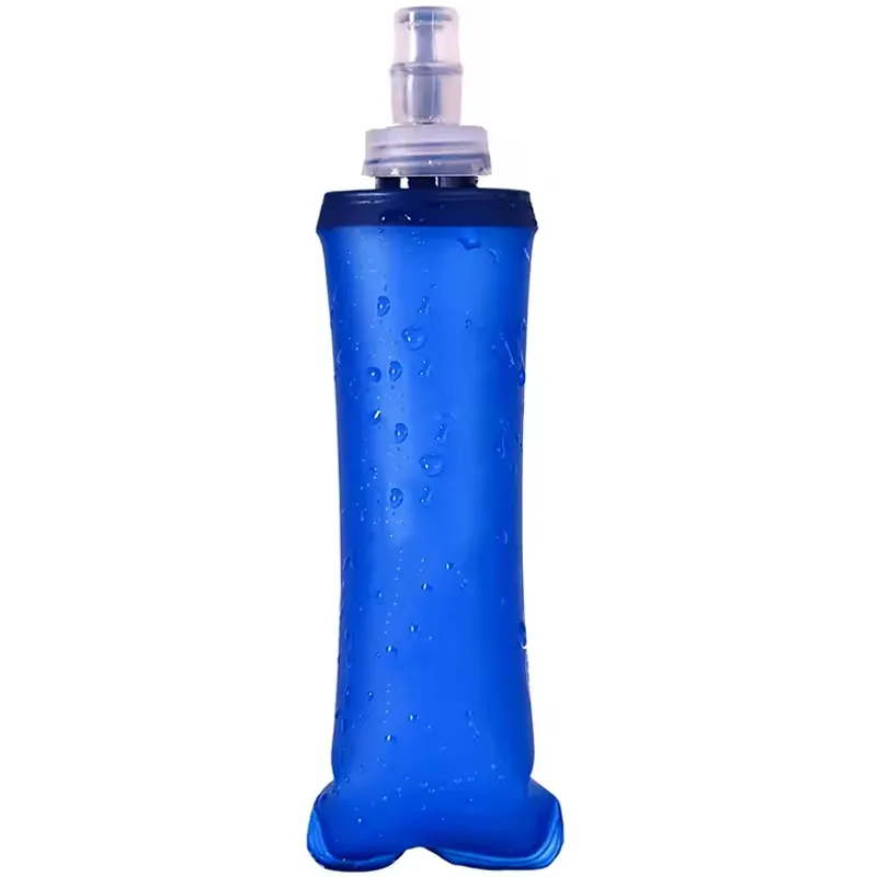 Venta caliente plegable TPU botella de agua corriente de China fabricante de botellas de agua sin BPA