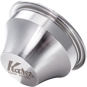 Panier <span class=keywords><strong>doseur</strong></span> de café en acier inoxydable, réducteur, <span class=keywords><strong>doseur</strong></span> aveugle pour expresso 58 mm universel, accessoires de café 58 mm - Product Image 5