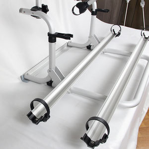 Installation à vis CB50-v Tout en alliage d'aluminium argent RV pliant arrière porte-vélos utilisation pour deux vélos utilisation pour camping-car rack - Product Image 2