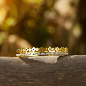 Bracelet tendance en acier inoxydable 316L plaqué or PVD avec incrustation de cristaux pour femme, accessoire de bijouterie, cadeau - Product Image 3