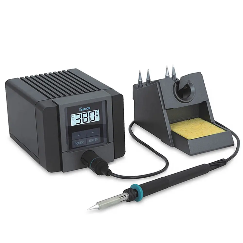 QUICK TS1100 Intelligent lead-free soldering station 90W electric soldering iron adjustable temperature constant antistatic