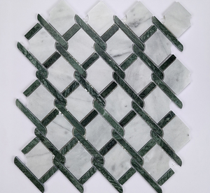 Mattonelle di mosaico di marmo naturale moderno decorazione della <span class=keywords><strong>parete</strong></span> e del pavimento del fiore per la camera da letto <span class=keywords><strong>cucina</strong></span> bagno Hotel Backsplash - Product Image 2