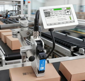 Máy in phun mã tự động T220ES-Y1, màn hình cảm ứng 7 inch, máy in phun liên tục, máy in mã hạn sử dụng - Product Image 3