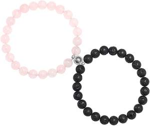 Magnetic Couple <strong>Bracelet</strong> Set for Women Men Girl <strong>Bestfriend</strong> Mutual Attraction Beaded <strong>Bracelet</strong> Set Magnet <strong>Bracelet</strong> for Couples Gif - Product Image 2