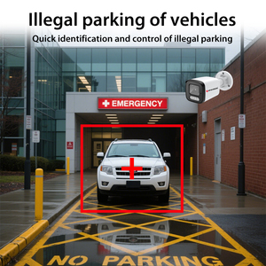 2025 Hot báo động xâm nhập ai dòng qua phát hiện an ninh nhà 6MP IP66 không thấm nước kim loại màu trắng 4CH POE NVR CCTV Hệ thống camera - Product Image 2