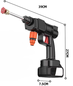 Ensemble de pistolet pulvérisateur haute pression sans fil avec chargeur de batterie et accessoires pour le nettoyage de voitures et l'utilisation en extérieur - Product Image 3
