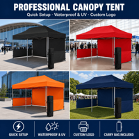 Tente publicitaire durable 10x10 3x3m pour salon professionnel, exposition, intérieur/extérieur, personnalisable, en aluminium, matériau Oxford 600D