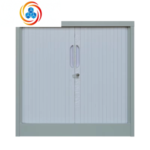 Armoire à portes battantes à 2 roulettes, grand espace de rangement, armoire à dossiers en acier, armoire de bureau en promotion - Product Image 4