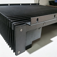 Cache-soufflet résistant aux hautes températures, protection télescopique flexible anti-éclats pour accessoires de machines-outils de tournage et de fraisage CNC