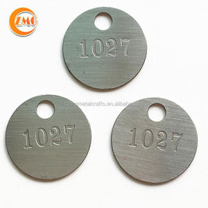 Venta caliente de alta calidad personalizado grabado único número placas de metal - Product Image 6