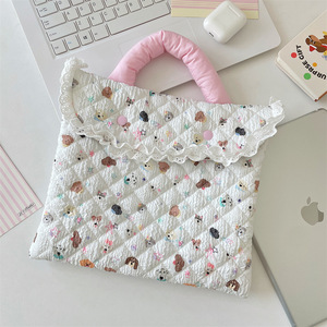 Bolso de Mano para Portátil de 11 Pulgadas, Diseño de Dibujos Animados, Relleno de Esponja, Resistente, Portátil y Suave, para <span class=keywords><strong>Huawei</strong></span> y Apple, Estilo Moderno para Viajes Diarios - Product Image 6