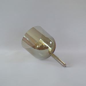 HF Chakra Tones 440Hz 432Hz Smokey Cuencos de cristal de cuarzo de mano para curar el sonido Mango de baño Cuenco de sonido de cristal Yoga - Product Image 4