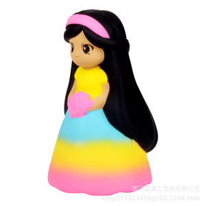 Muñeca Princesa Tpe Fidget Toy con Cabello Largo para Niñas de 5 a 7 Años - Product Image 3