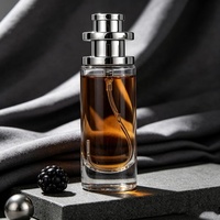 Flacon de parfum en gros, flacon vide transparent rond de 30 ml, flacon en verre élégant et luxueux avec atomiseur