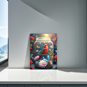 1 pieza DIY 5D diamante bordado punto de cruz imagen cardenales enojados Esmeralda colibrí patrón completo diamante arte artesanía pared - Product Image 3