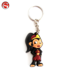 Venta al por mayor de alta calidad de la delicada práctica hermosa lindo llavero de goma puede diseño libre <span class=keywords><strong>y</strong></span> personalizado - Product Image 6