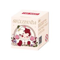 Figuras Miniatura Coleccionables de la Serie Cuatro Actos de Flores de MART PVC Bubble Bean SKULLPANDA, Caja Sorpresa, Adorno de Juguete Lindo